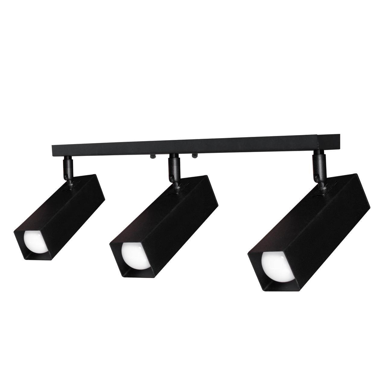 Светильник потолочный MSK Electric Verona с поворотными плафонами под лампу Е27 Черный (SQ 1750-3) - фото 1 Светильник потолочный MSK Electric Verona с поворотными плафонами под лампу Е27 Черный (SQ 1750-3) - фото 1