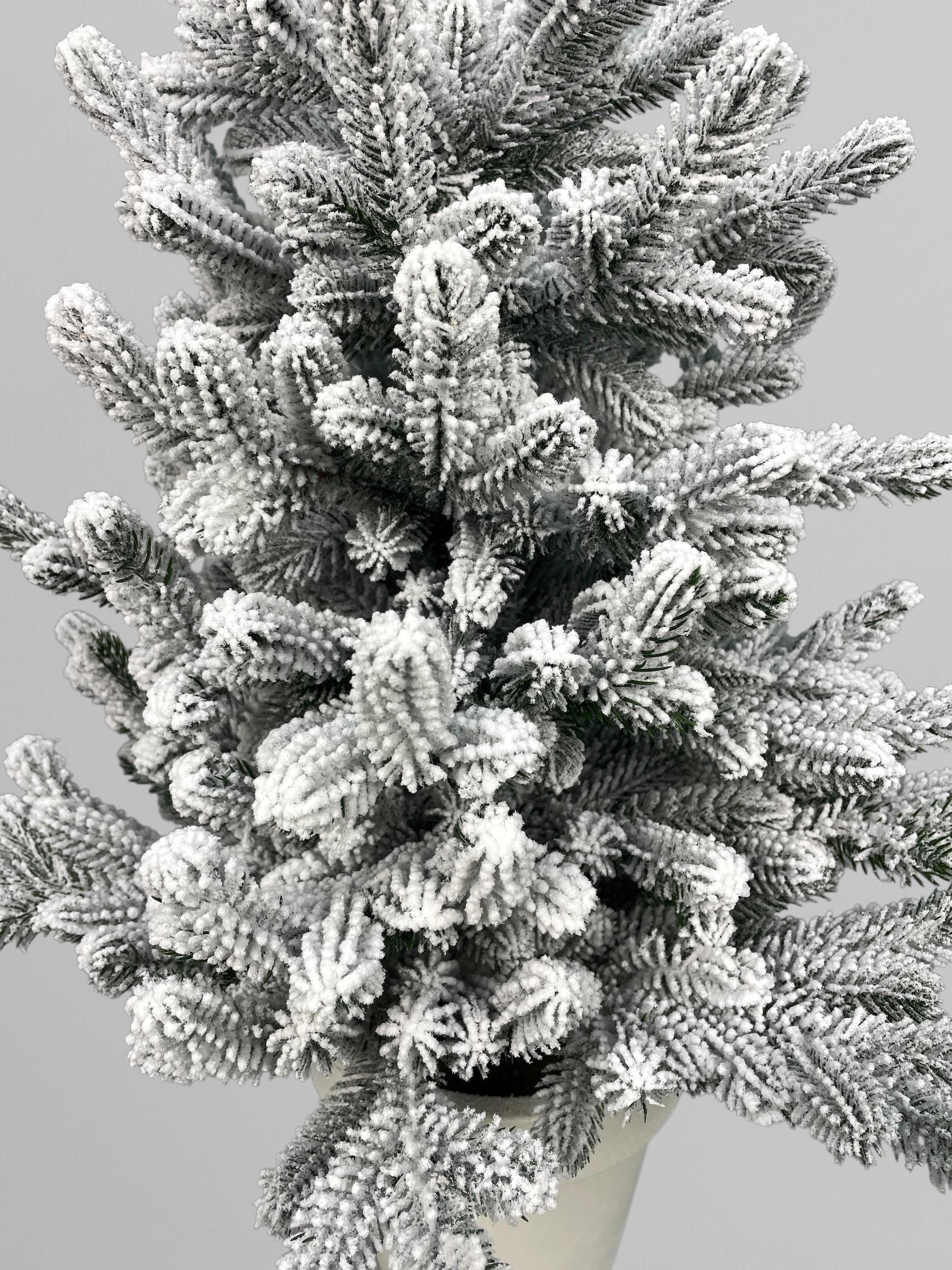 Искусственная елка литая Traditional заснеженная в горшке 70 см Зеленый (Н01021) - фото 9 Искусственная елка литая Traditional заснеженная в горшке 70 см Зеленый (Н01021) - фото 9