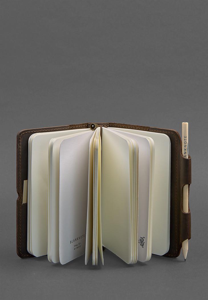 Блокнот шкіряний Софт-бук 3.0 Темно-коричневий (A-026387) - фото 2 Блокнот шкіряний Софт-бук 3.0 Темно-коричневий (A-026387) - фото 2