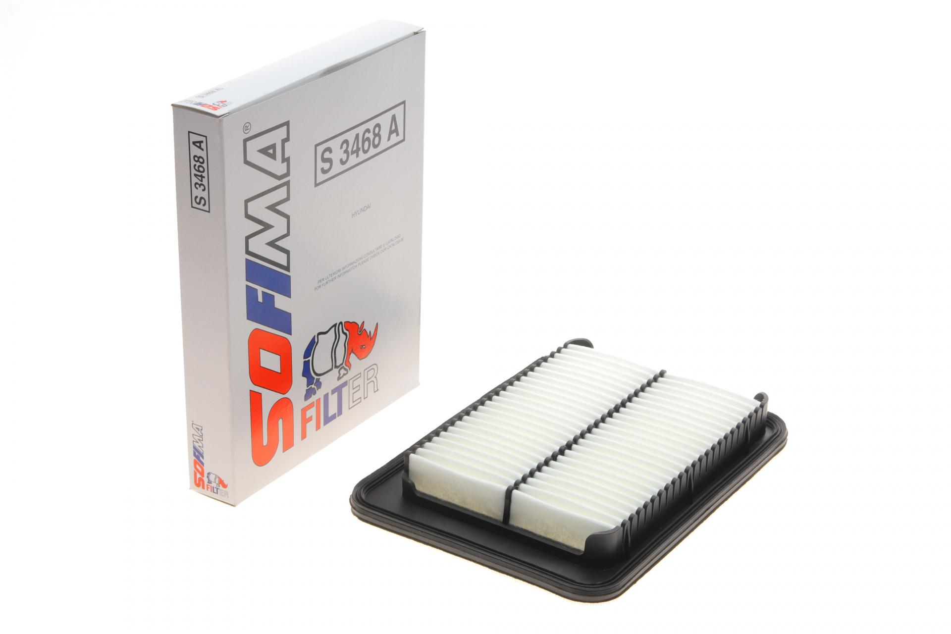 Фільтр повітряний SOFIMA для Hyundai I10 1,0-1,1 08-17- (S 3468 A)