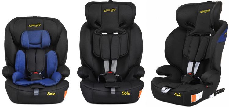 Автокрісло дитяче Summer Baby Sole Isofix 9-36 кг Чорно-синій - фото 5