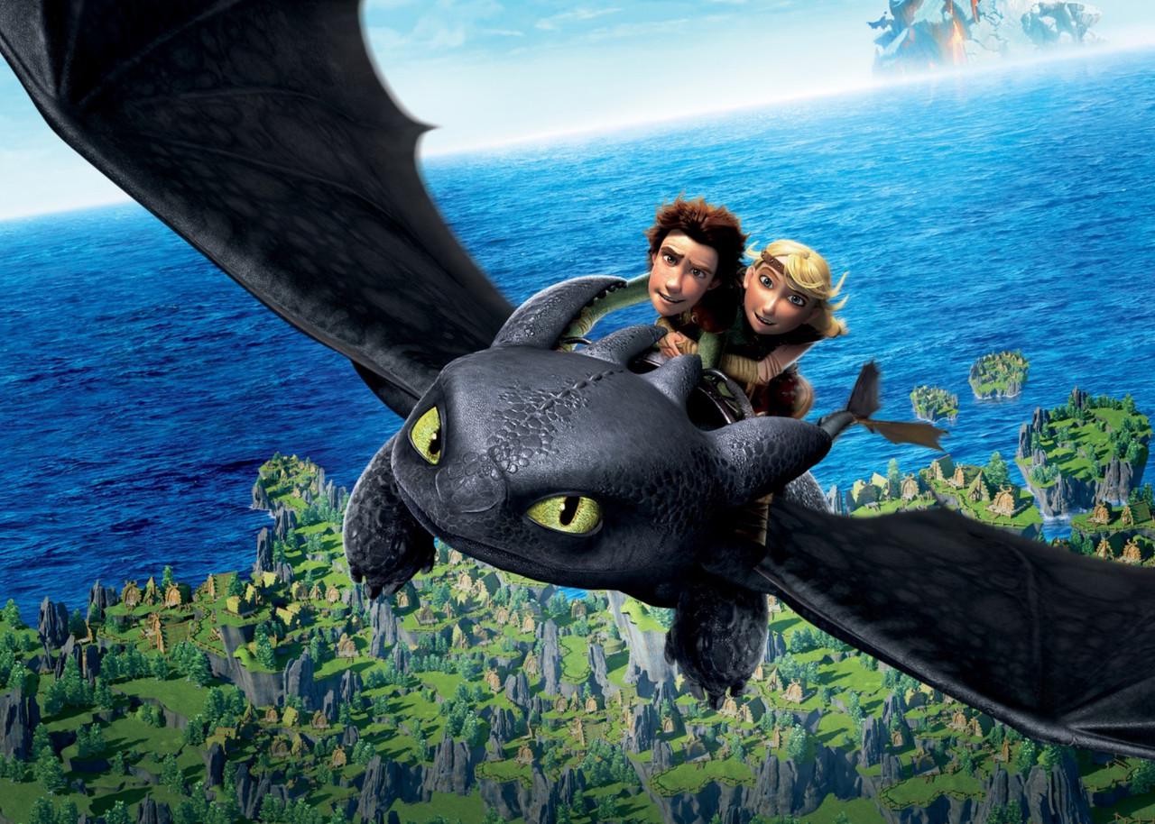Картина GeekLand How to train your dragon постер к мультфильму (HD.09.009)