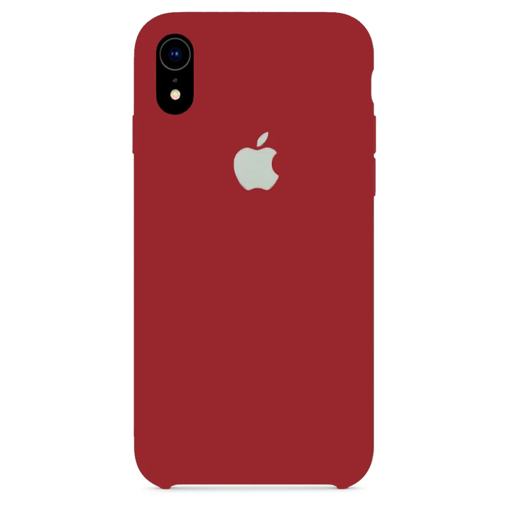 Силіконовий Чохол Накладка Silicone Case для iPhone XR China Red