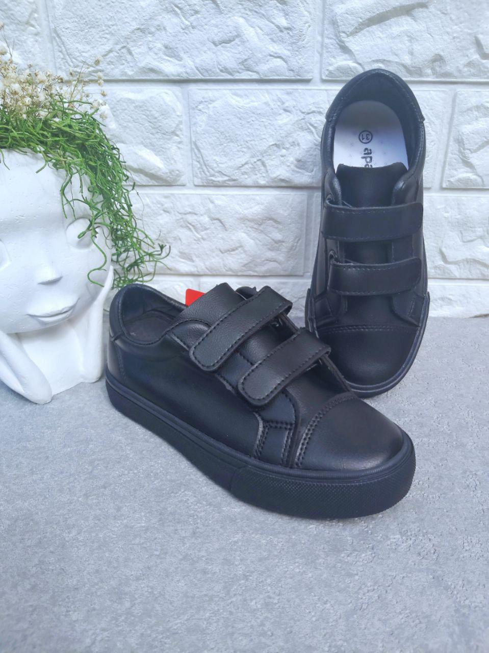 Кеды детские унисекс Apawwa 1287 р. 36 22,2 см Черный (1287)