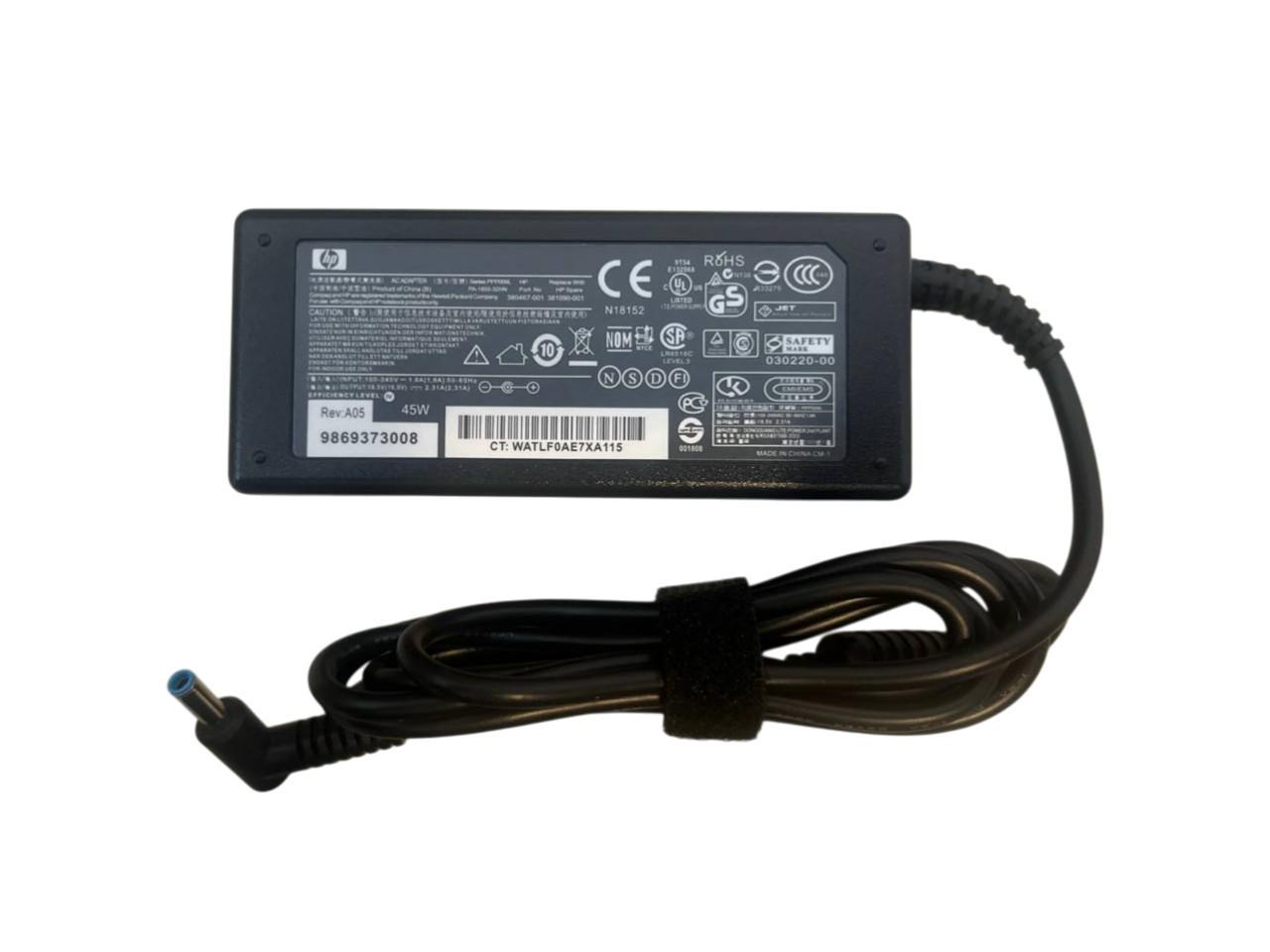 Блок питания для ноутбука HP HSTNN-DA35 45W 19,5V 2,31A 4,5x3,0 мм (016090)