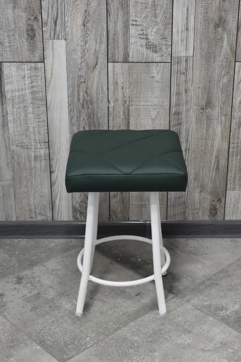 Табурет кухонний Tutty+ Ромб 30х30х45 см Зелений/Білий (28374422)