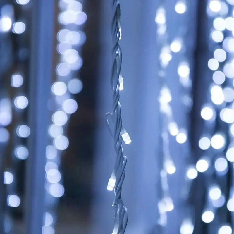 Гирлянда штора Сеточка 240 LED теплый белый (234564364_429) - фото 5 Гирлянда штора Сеточка 240 LED теплый белый (234564364_429) - фото 5