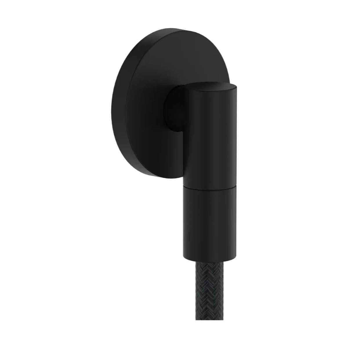 Шланговое подключение для душа Hansgrohe FixFit Fine S металл Черный матовый (28882670)