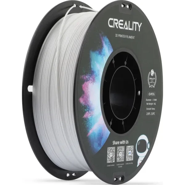 Пластик CREALITY CR-PETG 1 кг 1,75 мм Білий (33468515)