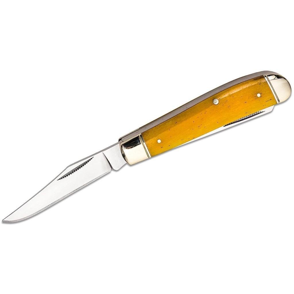 Ніж складаний мисливський Cold Steel Mini Trapper Bone Yellow (m284549)