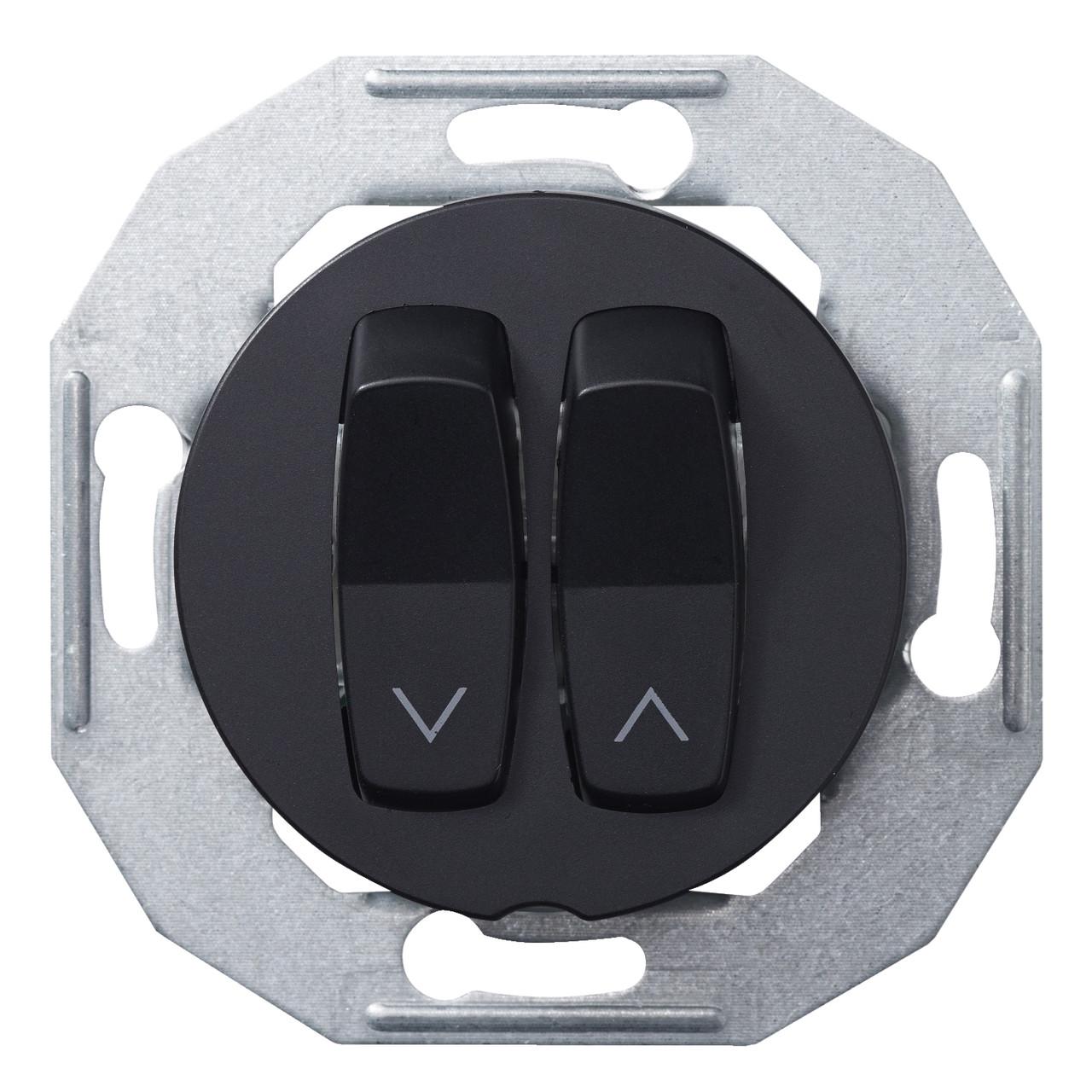 Выключатель для жалюзи Schneider Electric Renova PC/ABS 71x71x15 мм Черный (WDE011254)