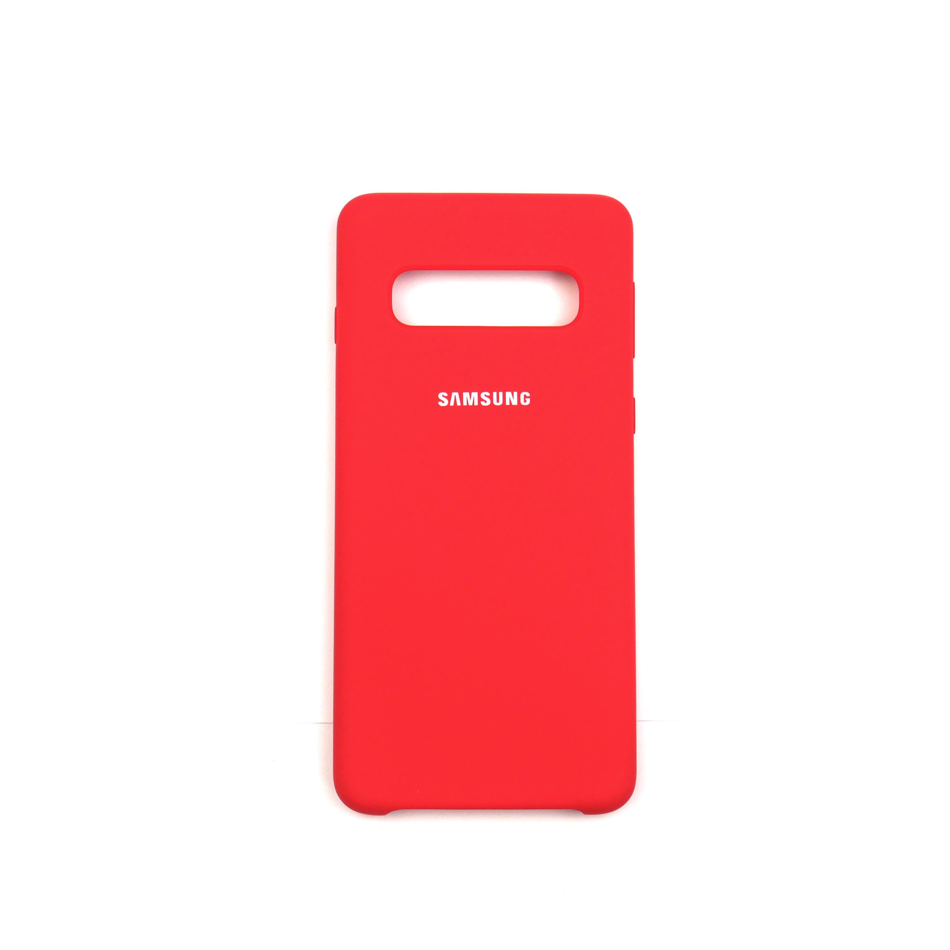 Чехол Jelly Silicone Case Samsung S10 Red (14)