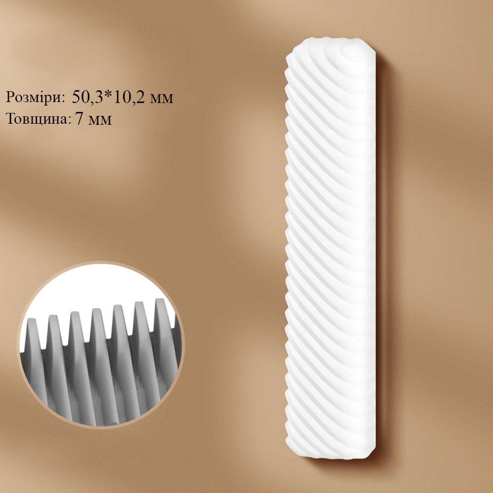 Стоппор для дверей и мебели универсальный самоклеющийся 10,2x50,3 мм Белый (TA0129_3) - фото 5
