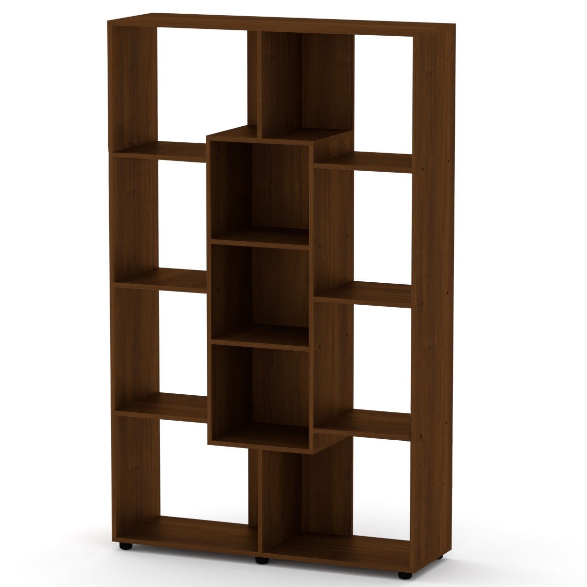 Шафа книжкова Компаніт КШ-4 110х35х179,6 см Горіх екко (2117613) Шафа книжкова Компаніт КШ-4 110х35х179,6 см Горіх екко (2117613)