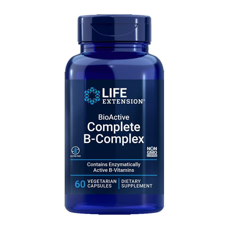 Комплекс витаминов группы B Life Extension BioActive B-Complex Complete 60 капс. (19852-01)