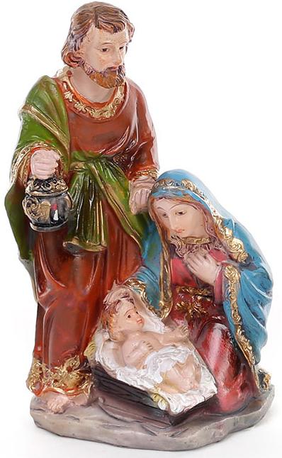 Композиция Рождественский Вертеп статуэтка 9х8х13,5 см полистоун (BD-803-113)