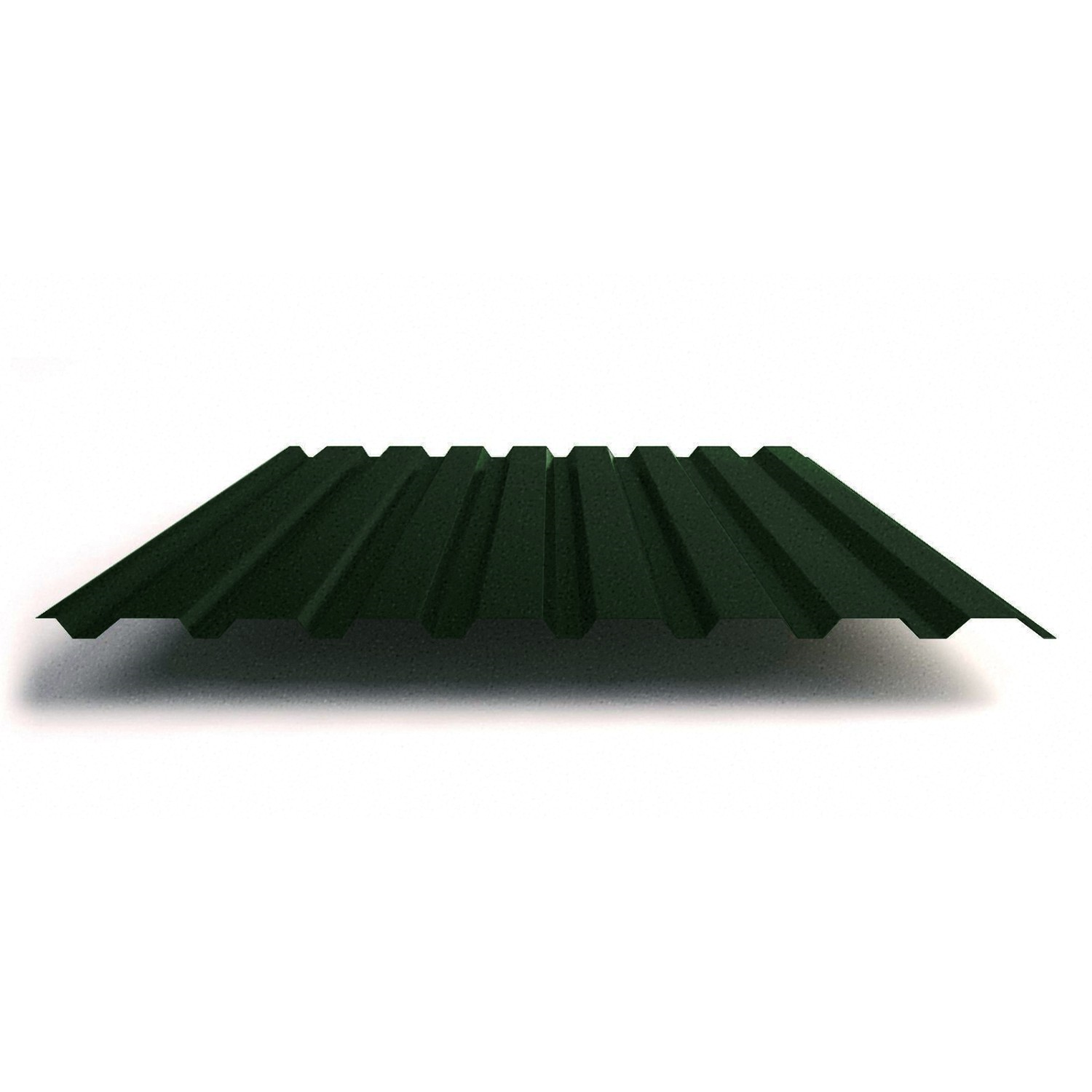 Профнастил Partner С-20 0.45 цинк 120 г/м.кв з матовим покриттям 1150х1000 мм Ral 6020 мат Темно-зелений