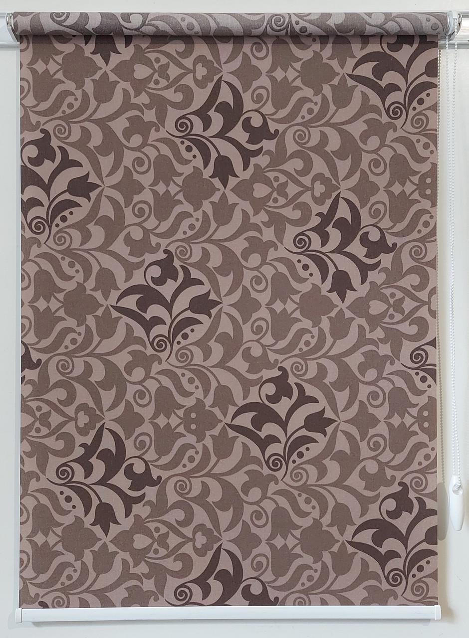 Рулонна штора Miranda Дамаск 57,5х200 см Коричневий (АЕ-56142-55)
