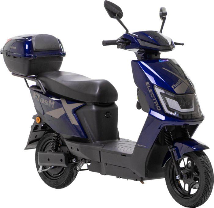 Електроскутер двомісний Corso FLASHX 1200W 72V/23Ah LiFePO4 Синій