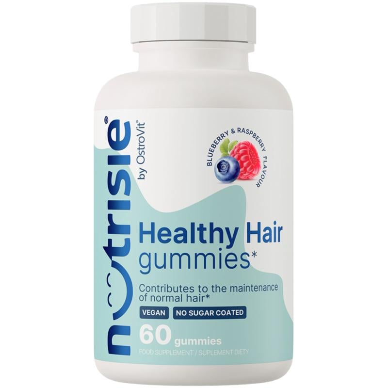 Витамины для здоровья волос Ostrovit Nutrisie Healthy Hair gummies 60 жевательных таб.