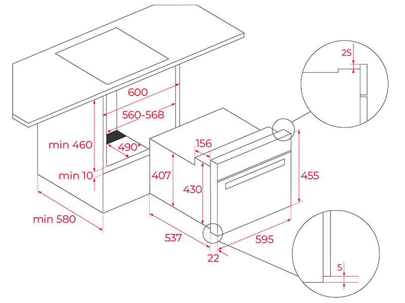 Духова шафа Teka-HLC 8440 C BK 111160012 - фото 9