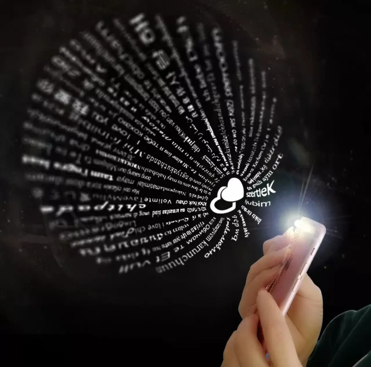 Кулон Сердце I Love You с проекцией фразы Я тебя люблю на 100 языках (24984723) - фото 3 Кулон Сердце I Love You с проекцией фразы Я тебя люблю на 100 языках (24984723) - фото 3