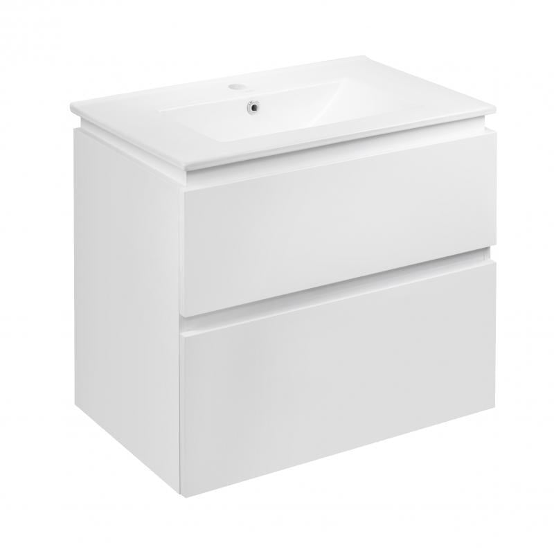 Комплект Qtap Albatross QT0172TP700D3070CW 710х725х460 із раковиною врізною White