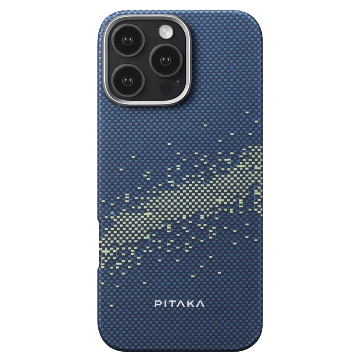 Чехол-накладка Pitaka Tactile Woven Case StarPeak Lumintex Milky Way Galaxy for iPhone 16 Pro (KI1603PMYG)