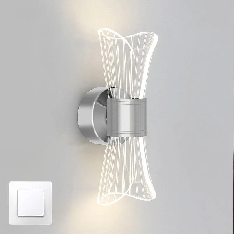 Бра светодиодное ESLLSE DIO 12 Вт 230х80х95 мм Хром (10130) - фото 11 Бра светодиодное ESLLSE DIO 12 Вт 230х80х95 мм Хром (10130) - фото 11