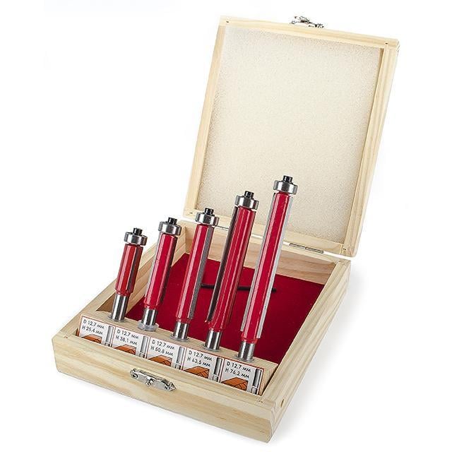 Набор фрез кромочных прямых Intertool HT-0076 5 шт.