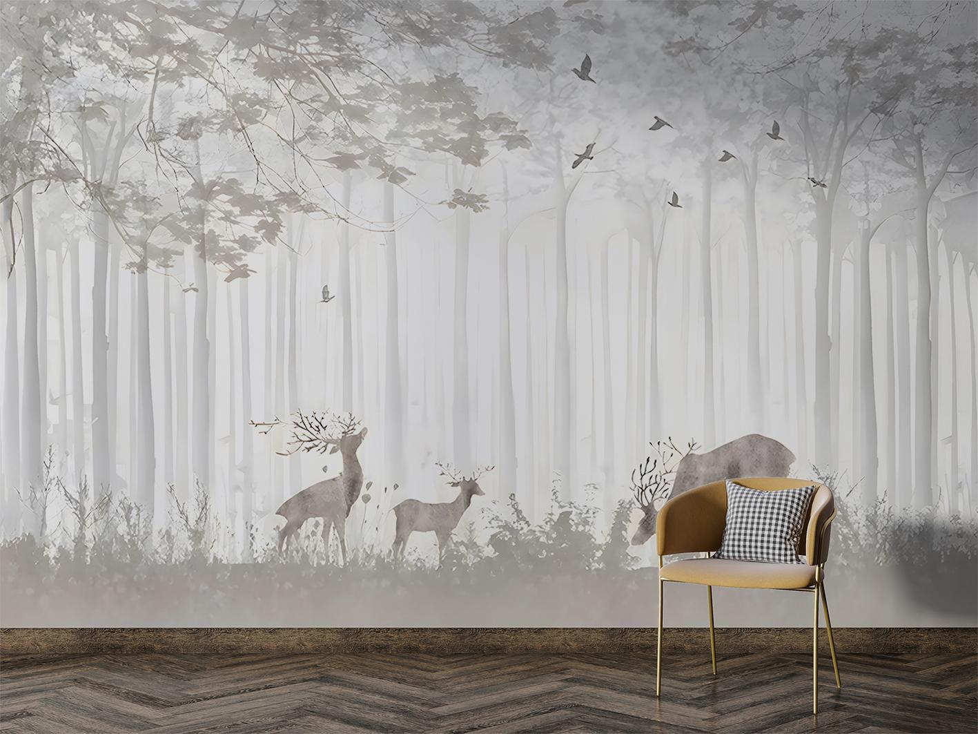 Фотошпалери флізелінові Upstream Сім'я оленів 230х153 см (S5KID-087/3) - фото 7 Фотошпалери флізелінові Upstream Сім'я оленів 230х153 см (S5KID-087/3) - фото 7