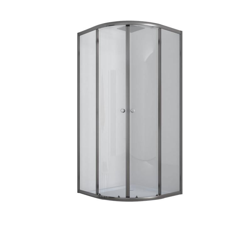 Душевая кабина с низким поддоном MIXXUS PLAIN SCT02-90x90x195-TR прозрачное стекло 4 мм Graphite (MI6901) - фото 3 Душевая кабина с низким поддоном MIXXUS PLAIN SCT02-90x90x195-TR прозрачное стекло 4 мм Graphite (MI6901) - фото 3