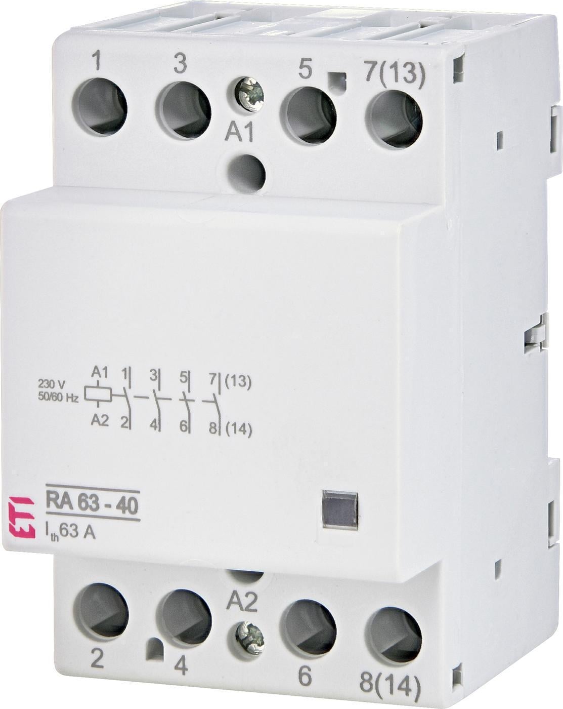 Контактор модульний ETI RA 63-40 230V AC (2464096)