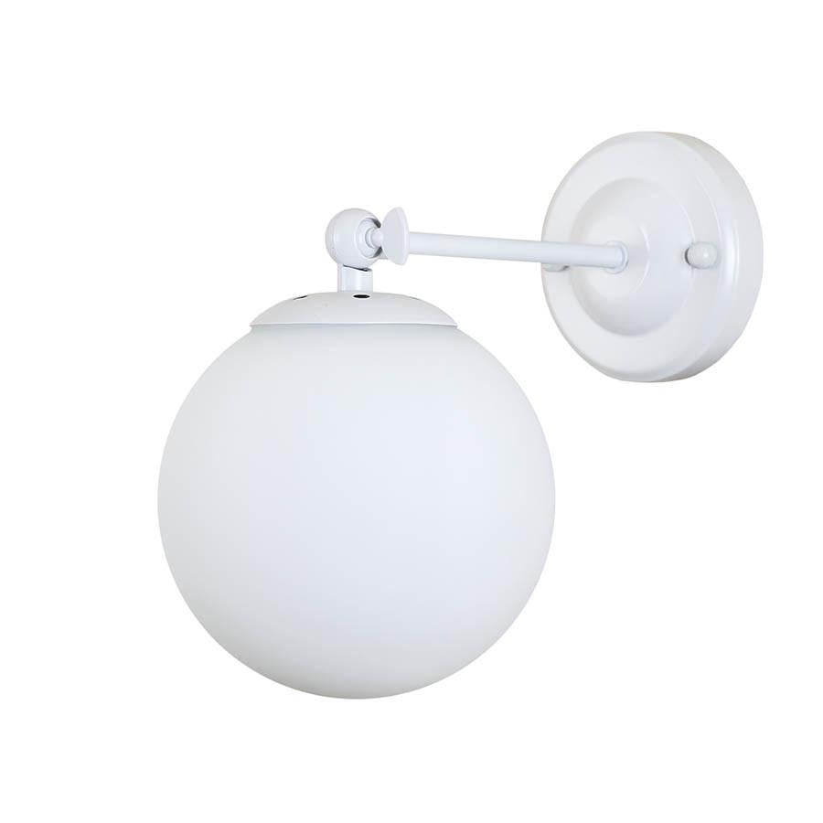 Бра Levistella 756WPR150F-1 WH+WH со стеклянным плафоном Белый (2467246432)