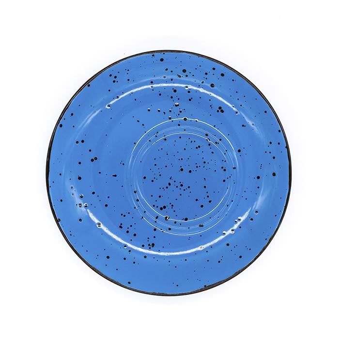 Блюдце INKER exc 16 см Iris dots blue (346664)