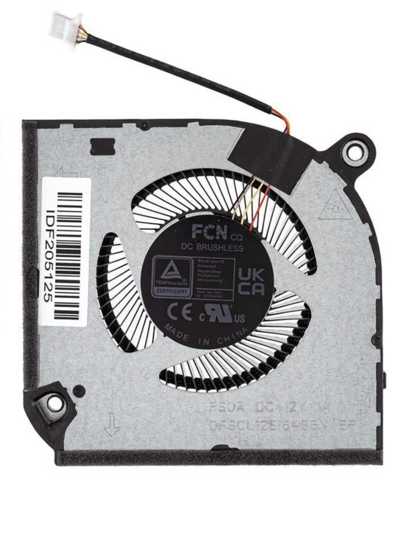 Вентилятор для ноутбука Acer Nitro V 15 ANV15-51 73х70х9,5 мм (23.QNAN7.001)