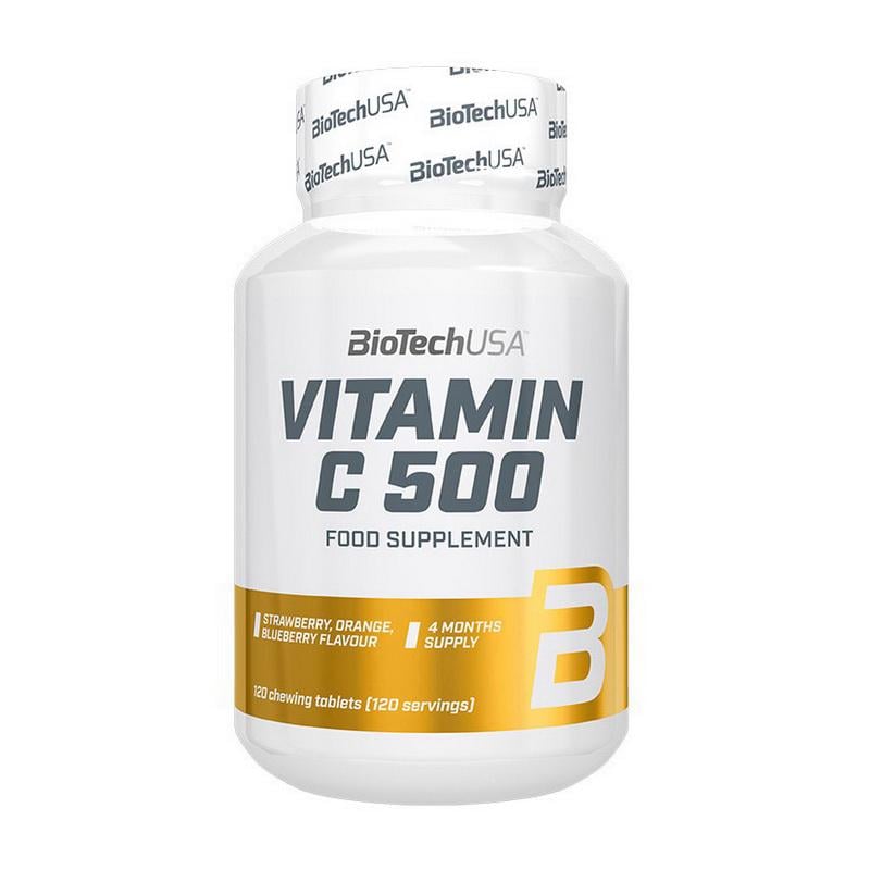 Витамин C BioTech Vitamin C 500 120 капс. Фруктовый микс