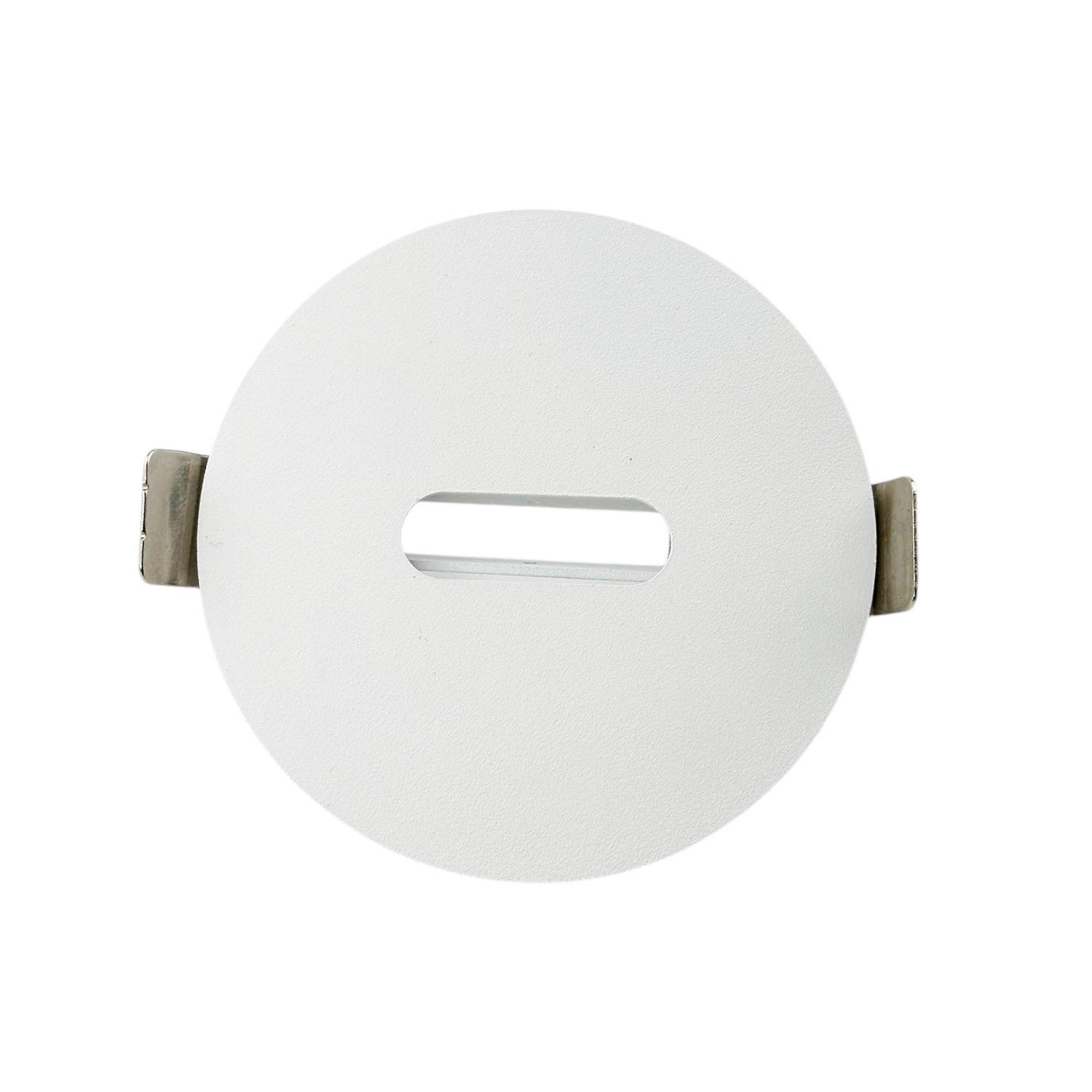 Врезная потолочная розетка Premium 100 для неона 38х10 мм Белый Врезная потолочная розетка Premium 100 для неона 38х10 мм Белый