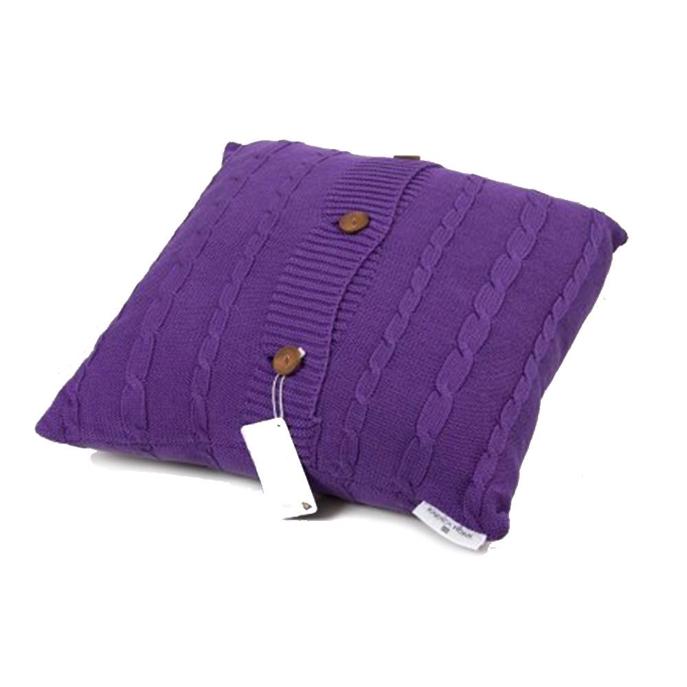 Подушка Karaca Home Summer Triko 45х45 см Фиолетовый (2266)