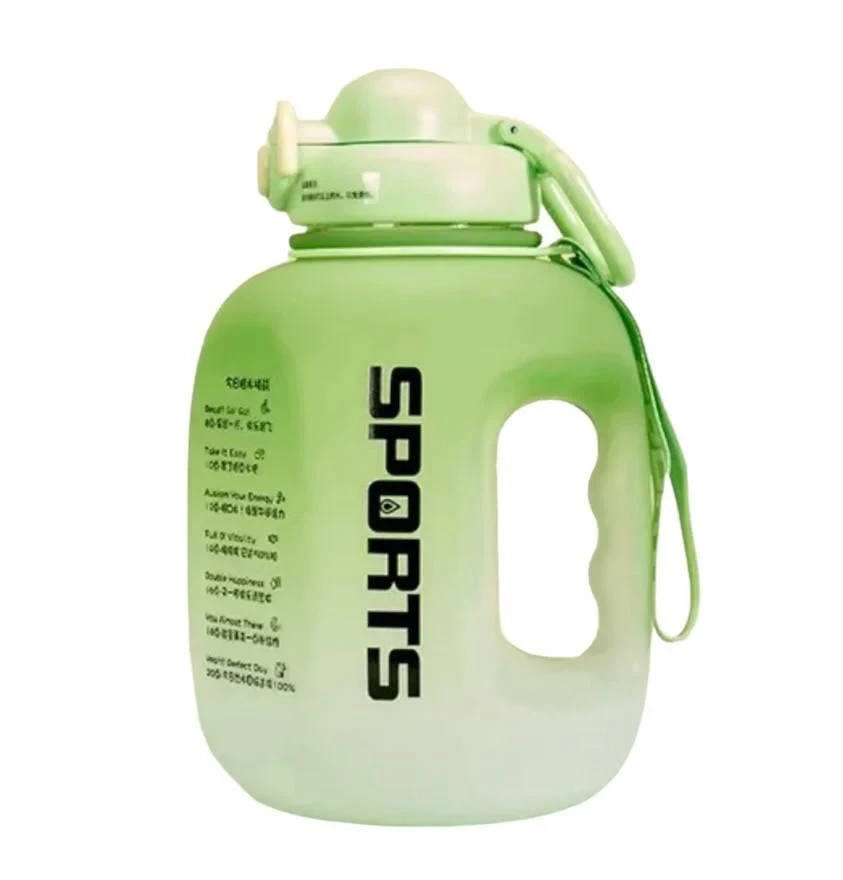 Пляшка спортивна SPORTS пластикова для води 1600 мл Зелений (2899035084)