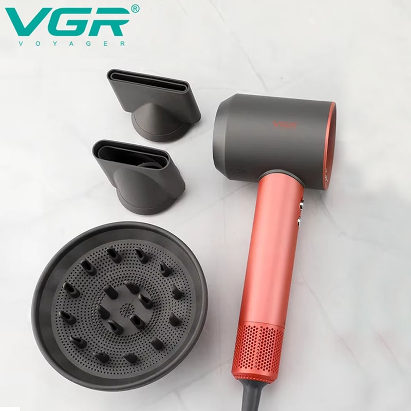 Фен для волос VGR V-440 профессиональный 1400 Вт Orange (tf7292) - фото 3 Фен для волос VGR V-440 профессиональный 1400 Вт Orange (tf7292) - фото 3