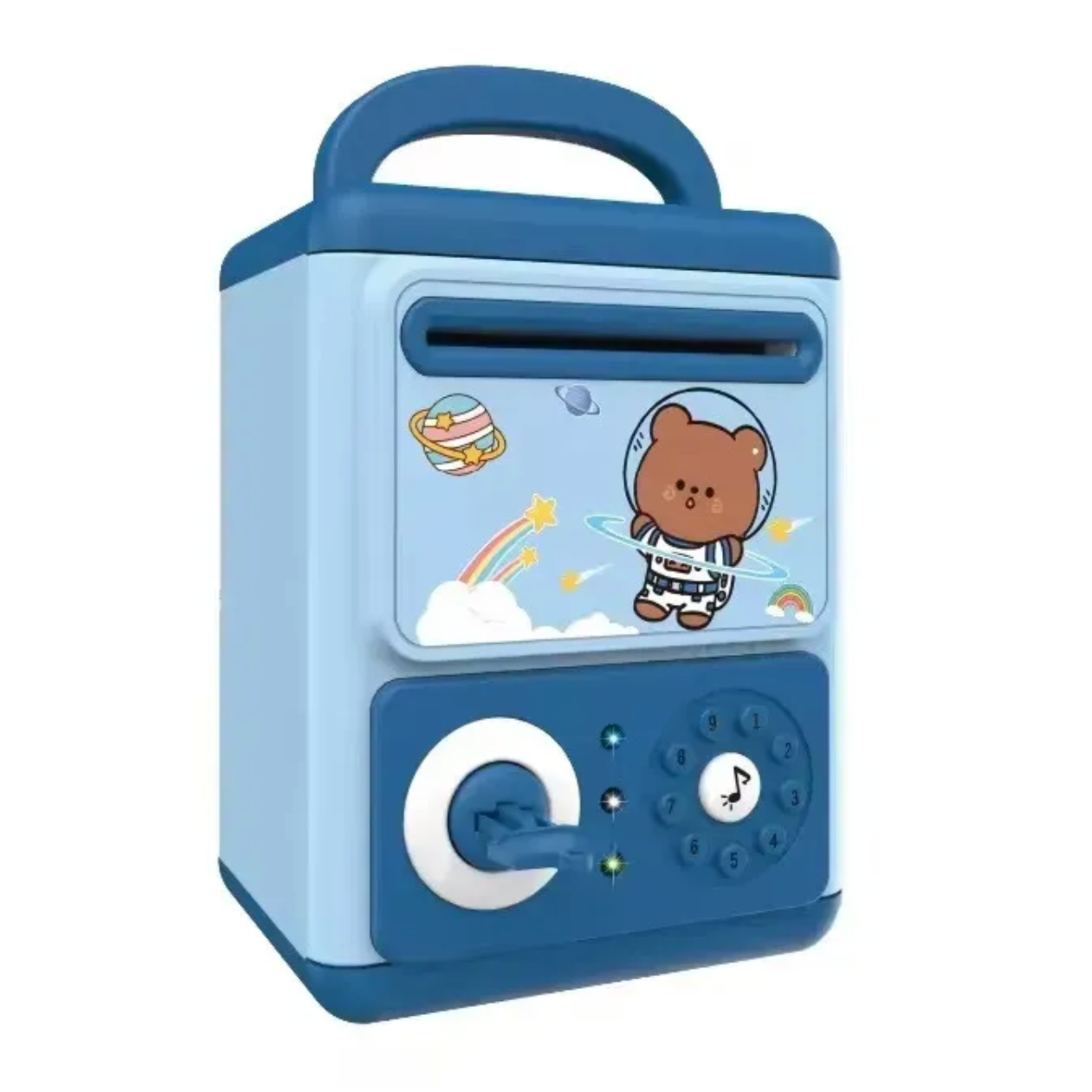 Игрушечная копилка Qmeng 5962A Медвежонок свет звук 7 веселых мелодий (5962A)