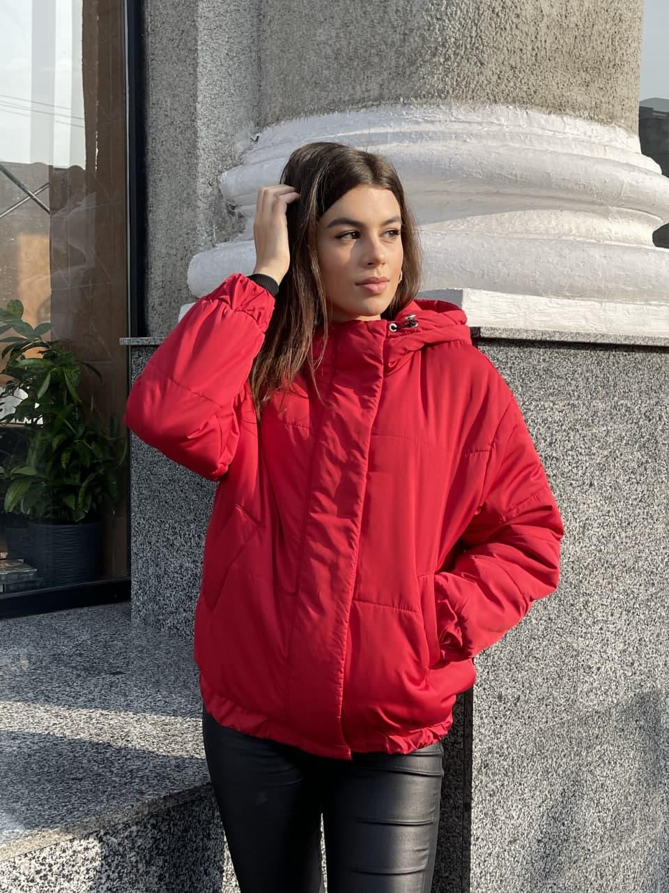 Куртка коротка Fashions Jeremy L Червоний (8004)