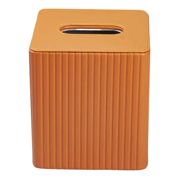 Серветниця квадратна YIWU з екошкіри та корпусом із МДФ 13х13х14,7 см Коричневий (147-107- HP-3-201BR) - фото 1 Серветниця квадратна YIWU з екошкіри та корпусом із МДФ 13х13х14,7 см Коричневий (147-107- HP-3-201BR) - фото 1