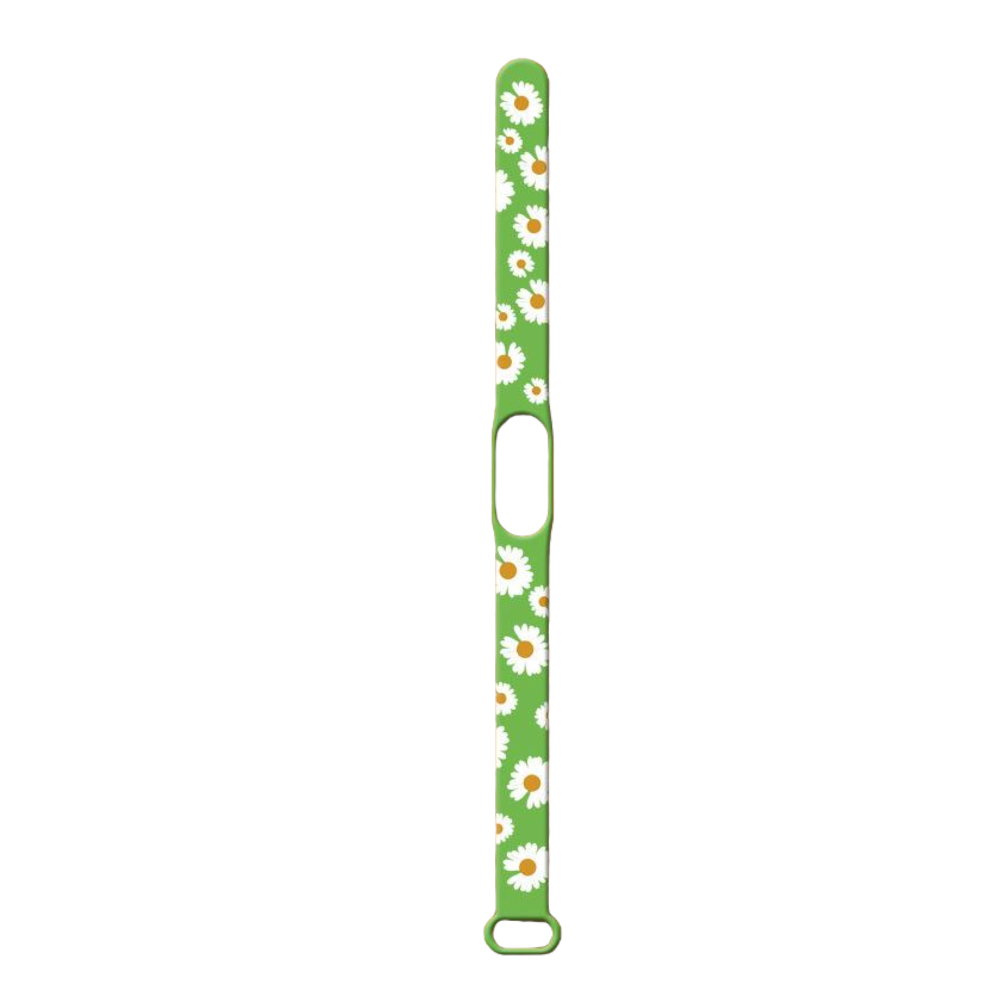 Ремешок MRK Camomile для фитнес браслета Xiaomi Mi Band 4/3 силиконовый Green (019)