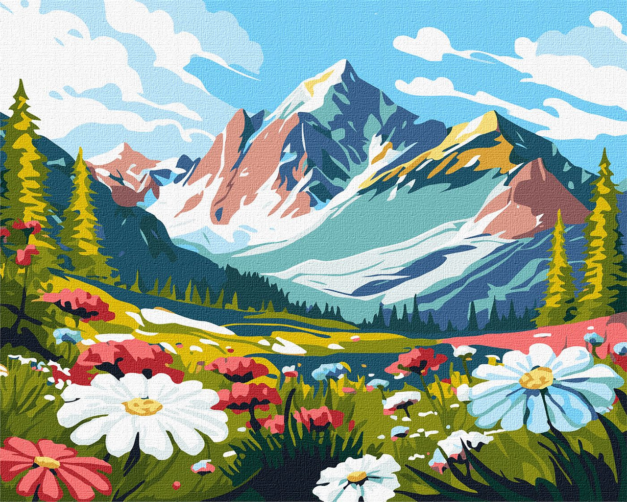 Картина по номерам Контрасты природы (00524)