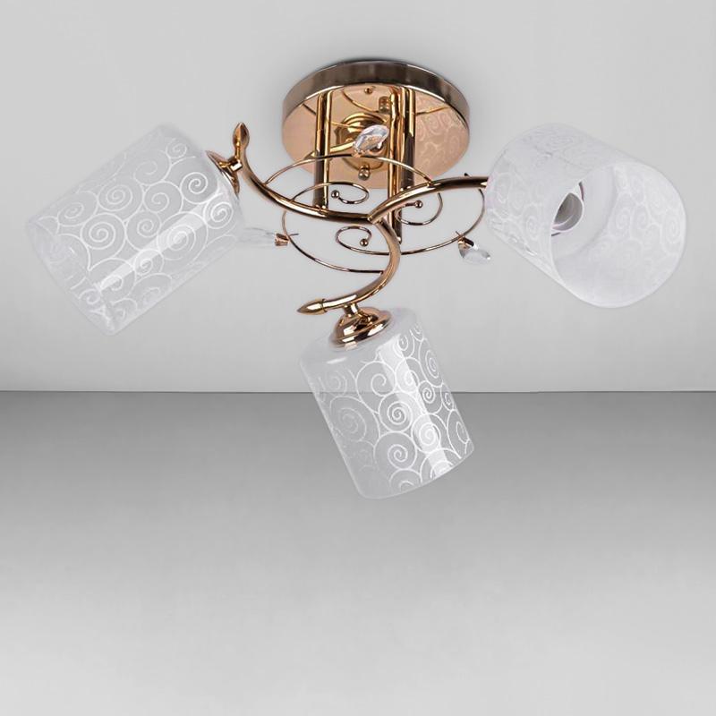 Стельова люстра Light House SH-18167/3 460х460х230 мм Золотий