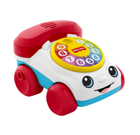 Іграшка розвиваюча Fisher-Price Машинка-каталка Веселий телефон (JKD56) Іграшка розвиваюча Fisher-Price Машинка-каталка Веселий телефон (JKD56)