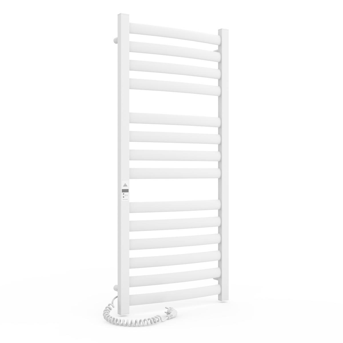 Полотенцесушитель электрический для ванной Laris Зебра Атлант Премиум ЧФ14 500х1200 мм Е из стали Белый (147-127-75201081 )