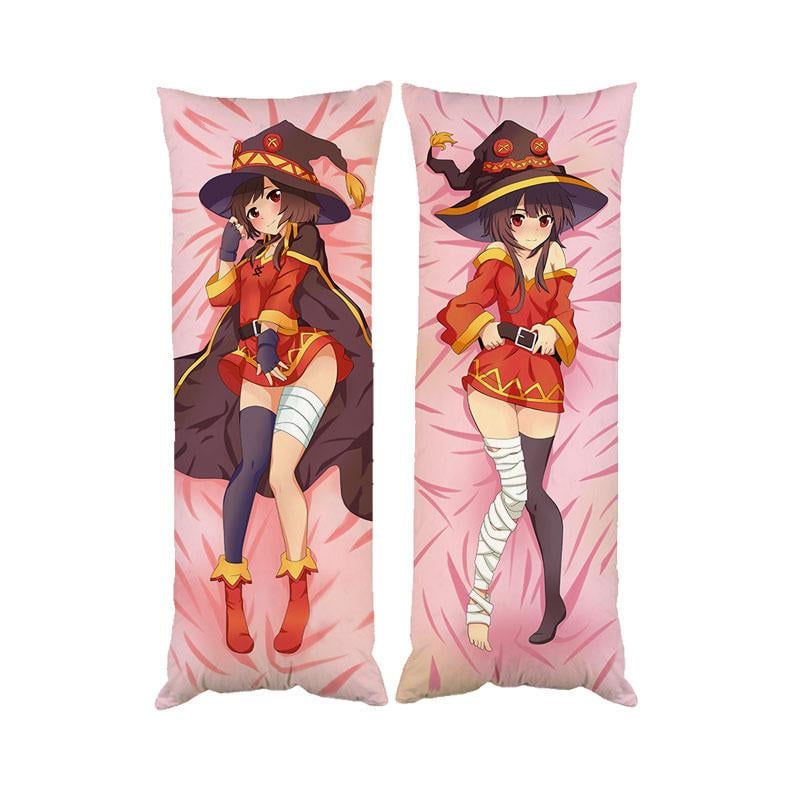 Подушка дакимакура Мегумин декоративная ростовая для обнимания 40x120 см (1834006919)